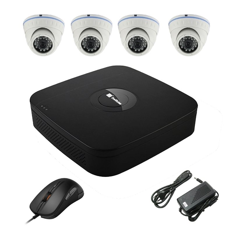 EvoVizion N9 IP-4DOME-M-130 Комплект видеонаблюдения на 4 камеры